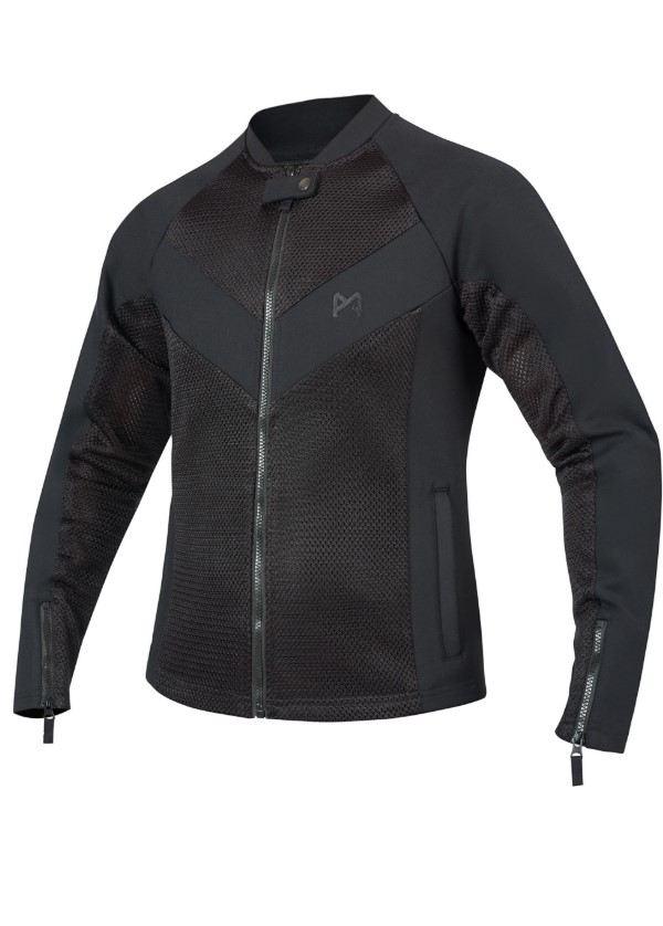 Текстилно яке Pando Moto STEALTH BLACK AAA